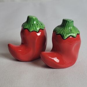 Red Chili Pepper Shaped Shakers